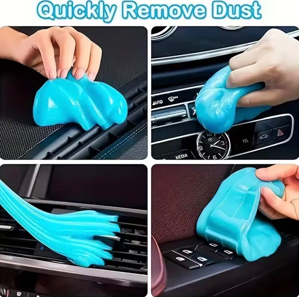 70g Car Cleaning Gel Slime – Magic Mud Dirt & Dust Remover for Car Air Vents, Keyboard & Interior