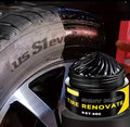 KJM Black Shiny Tire Wax – Durable Long-Lasting Tire Protection, Crack Prevention & Whitening for All Tires