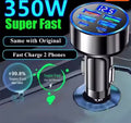 350W USB Car Charger – PD & QC 3.0 USB-C Fast Charging Adapter for iPhone, Samsung, Huawei & Xiaomi